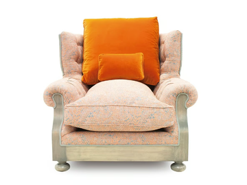 DORIAN ESSENCE - Bergere fabric armchair with armrests by Crearte Collections - view 2